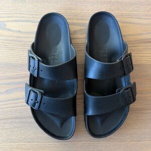 Birkenstock Black Sandals Size 38          *worn once*